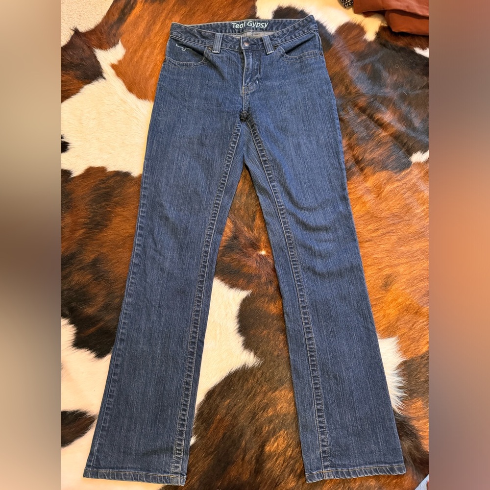 Kimes Ranch Teal Gypsy Betty Limited Edition Jeans 6/32